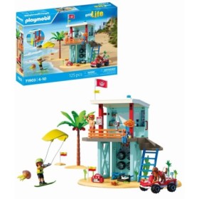 Playmobil - Jucarie de rol Turnul salvamarului si vehicul de plaja Playmobil - 1